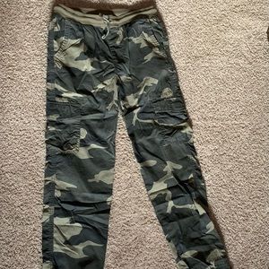Boys Urban Pipeline Camouflage Cargo Joggers L